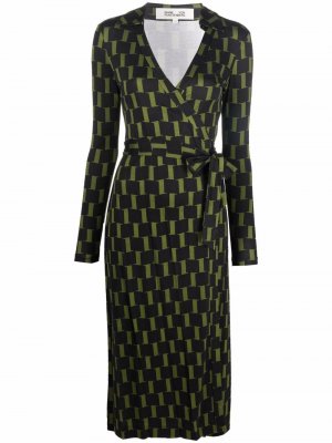 Платье с завязками DVF Diane von Furstenberg. Цвет: черный