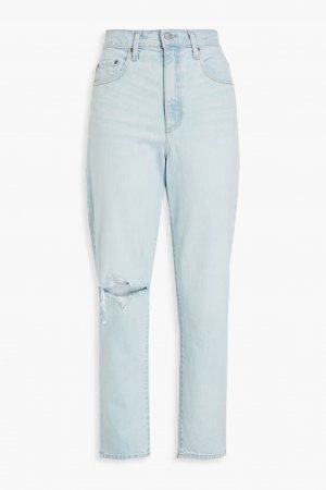Укороченные прямые джинсы Frankie с высокой посадкой , легкий деним Nobody Denim