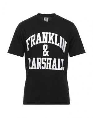 Футболка FRANKLIN & MARSHALL. Цвет: черный