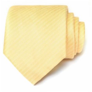 Желтый галстук в полоску Celine 58031. Цвет: желтый