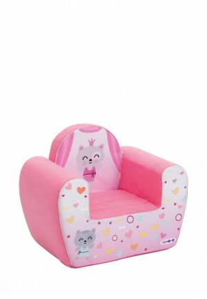 Игрушка Paremo Бескаркасное (мягкое) детское кресло Мимими, Крошка Ми. Цвет: розовый
