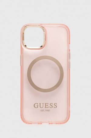 Чехол для телефона iPhone 13 6,1 дюйма , розовый Guess