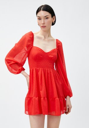 Коктейльное платье , оранжевый Koton