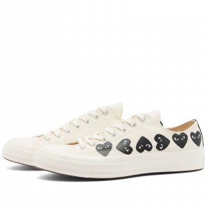 Кроссовки X Converse Multi Heart Low, бежевый Comme Des Garçons Play