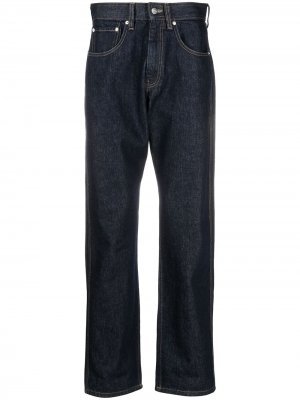Широкие джинсы с завышенной талией Namacheko. Цвет: синий