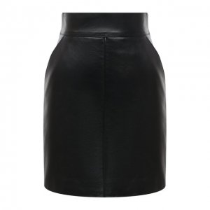 Кожаная юбка Dolce & Gabbana. Цвет: чёрный