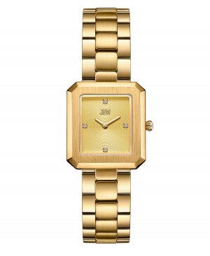 Женские часы Arc с одинарным браслетом из нержавеющей стали, 23 x 25 мм , золотой Jbw