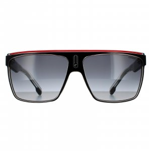 Черные кристально-белые красные темно-серые солнцезащитные очки с градиентом Shield , черный Carrera