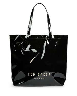 Большая сумка-тоут Icon с бантом и узлом , цвет Black Ted Baker