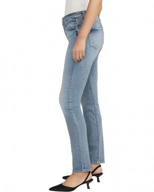 Джинсы Suki Mid-Rise Straight Leg Jeans L93413EAE283, индиго Silver Co.