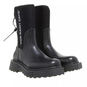 Ботинки sponge rubber rainboot , черный Off-White