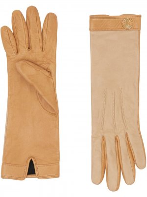Классические перчатки Burberry. Цвет: stone