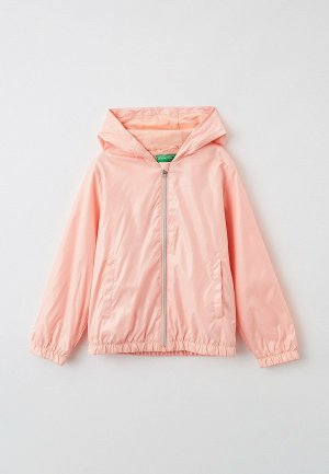 Куртка United Colors of Benetton. Цвет: розовый