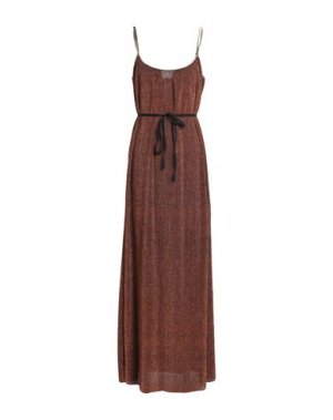 Длинное платье RUE•8ISQUIT. Цвет: бронзовый
