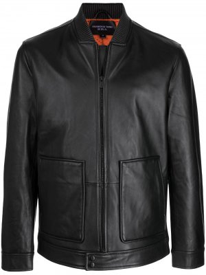 Куртка с воротником в рубчик Shanghai Tang. Цвет: черный