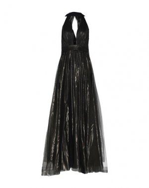 Длинное платье VITTORIA ROMANO. Цвет: черный