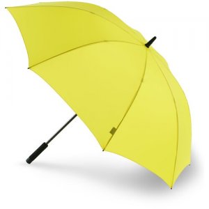 Женский зонт-трость U.900, механический, большой купол 130 см, легкий 255г, антиветер Knirps. Цвет: желтый