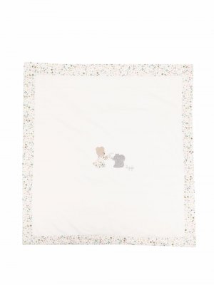 Одеяло с анималистичным принтом Il Gufo. Цвет: белый