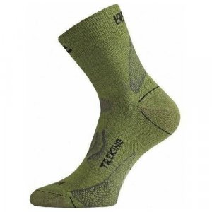 Мужские носки, 1 пара, размер S, зеленый Lasting. Цвет: зеленый