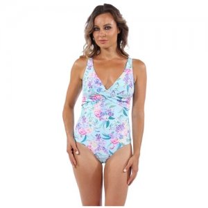 Слитный купальник 38 голубой Naemy Beach. Цвет: голубой