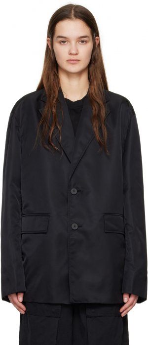 Черный однобортный пиджак , цвет Black Wooyoungmi