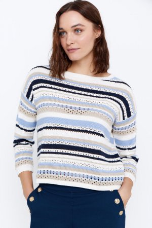 Хлопковый свитер BC. , синий Cortefiel