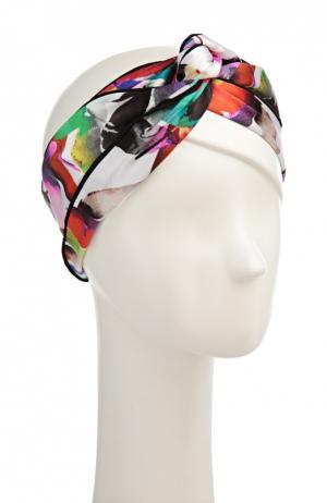 Шелковая повязка на голову Colette Malouf. Цвет: разноцветный