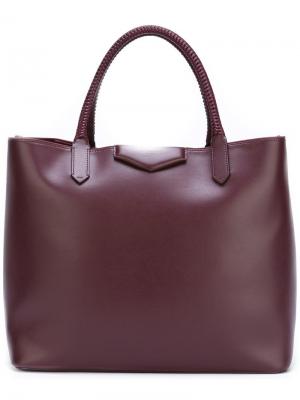 Большая сумка-тоут Antigona Givenchy. Цвет: красный
