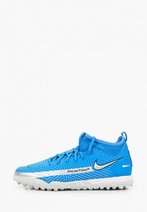 Шиповки Nike JR PHANTOM GT ACADEMY DF TF. Цвет: синий