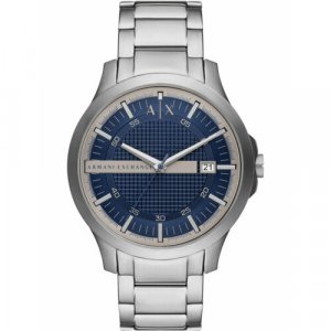 Наручные часы , синий, серебряный Armani Exchange. Цвет: синий