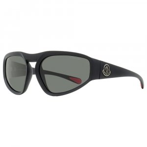 Мужские солнцезащитные очки Pentagra ML0248 02A Матовые черные 62 мм Moncler