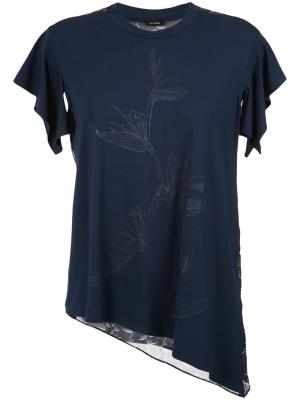 Asymmetric T-shirt Tufi Duek. Цвет: синий