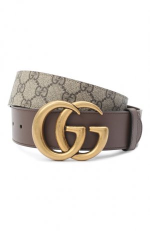 Ремень GG Gucci. Цвет: коричневый