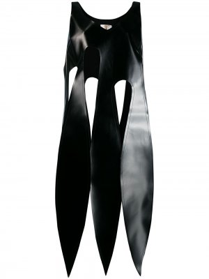 Накидка Blade с вырезными деталями Comme Des Garçons. Цвет: черный
