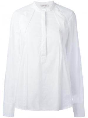 Рубашка с воротником-стойка Io Ivana Omazic. Цвет: белый