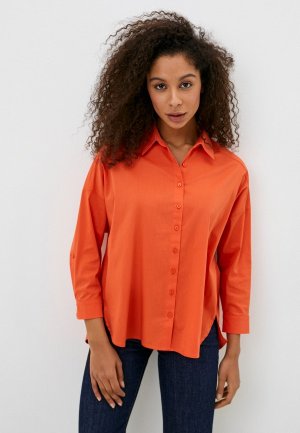 Рубашка Selisa. Цвет: оранжевый