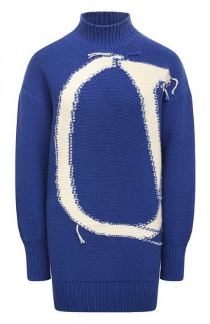 Шерстяной свитер Off-White. Цвет: синий