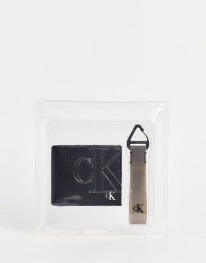 Комплект из брелока для ключей и бумажника черного цвета -Черный цвет Calvin Klein Jeans