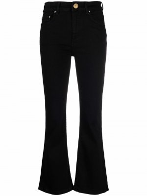 Укороченные брюки широкого кроя Chiara Ferragni. Цвет: черный