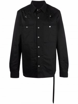 Button-up lightweight jacket Rick Owens DRKSHDW. Цвет: черный