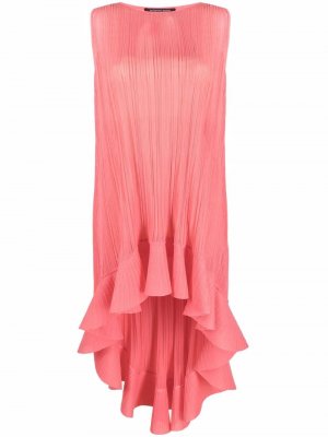 Платье с оборками Antonino Valenti. Цвет: розовый