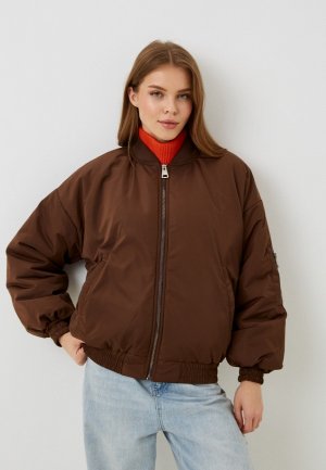 Куртка утепленная Vitacci. Цвет: коричневый