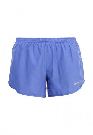 Шорты спортивные Nike NI464EWPKT12. Цвет: синий