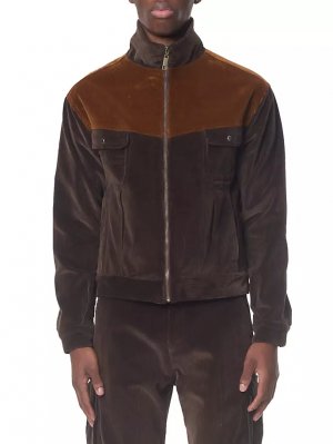 Вельветовая спортивная куртка Inicity , коричневый Ahluwalia