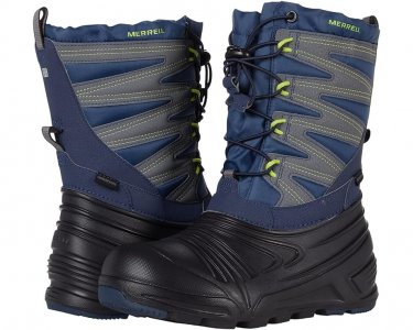 Ботинки Snow Quest Lite 3.0 Waterproof, цвет Navy/Black/Grey Merrell