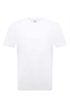 Хлопковая футболка Aspesi. Цвет: белый