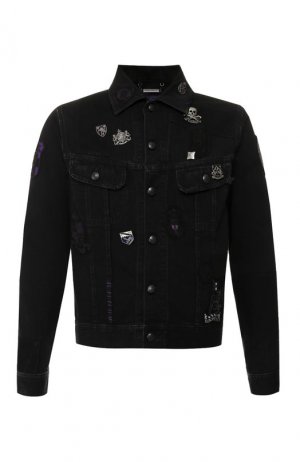 Джинсовая куртка Ralph Lauren. Цвет: черный