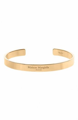 Серебряный браслет Maison Margiela. Цвет: золотой