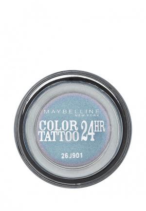 Тени для век Maybelline New York Color Tattoo 24 часа, оттенок 87, Загадочный сиреневый, 4 мл. Цвет: голубой