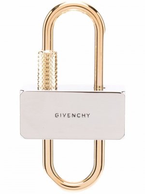 Брелок с гравировкой логотипа Givenchy. Цвет: золотистый